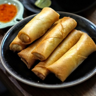 Spicy Beef Spring Rolls